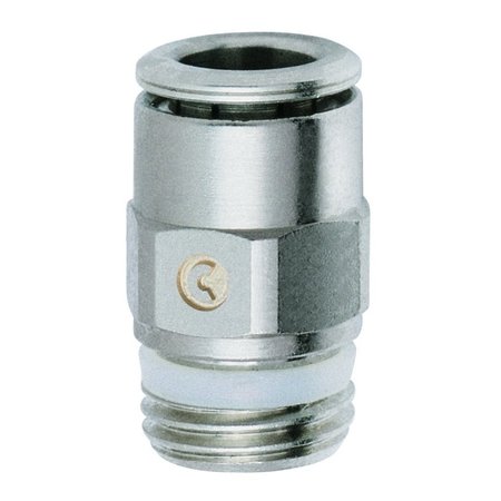 CAMOZZI #S6510 6-1/4, Male Connector, 6MM OD X G1/4 S6510 6-1/4